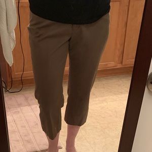 Like New Express Brown Columnist Capris
